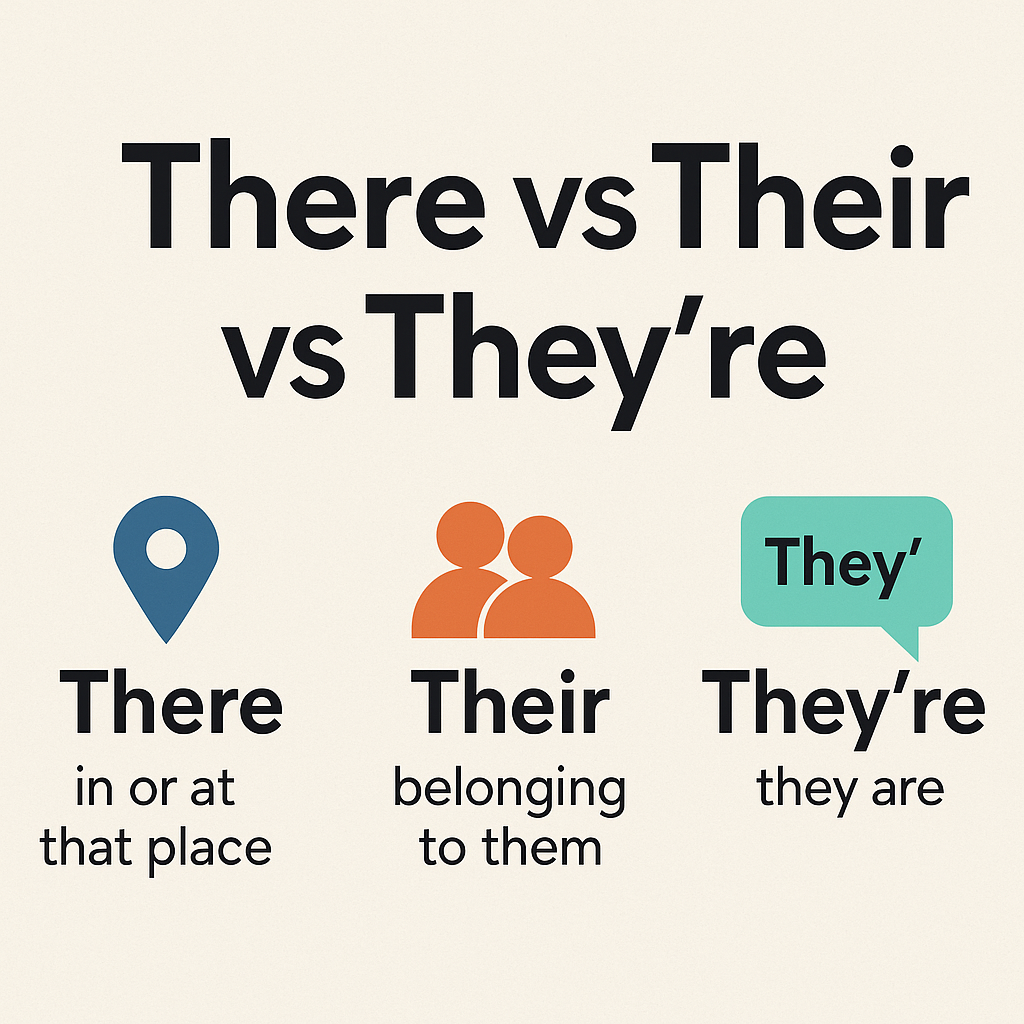 There vs Their vs They're